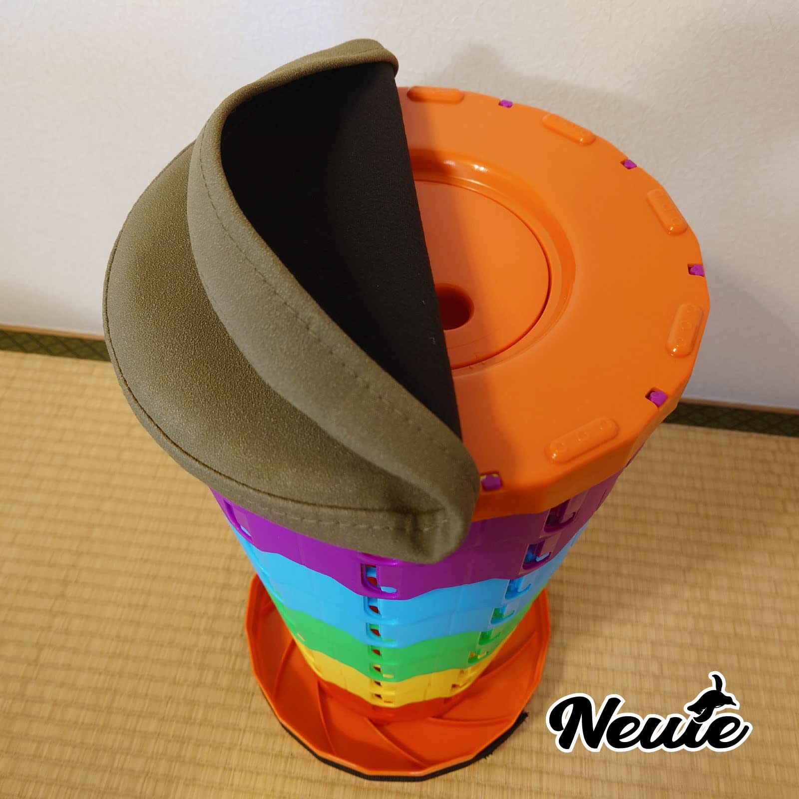 Amazon.co.jp: Newie 折りたたみ椅子 アコーディオンチェア 橙